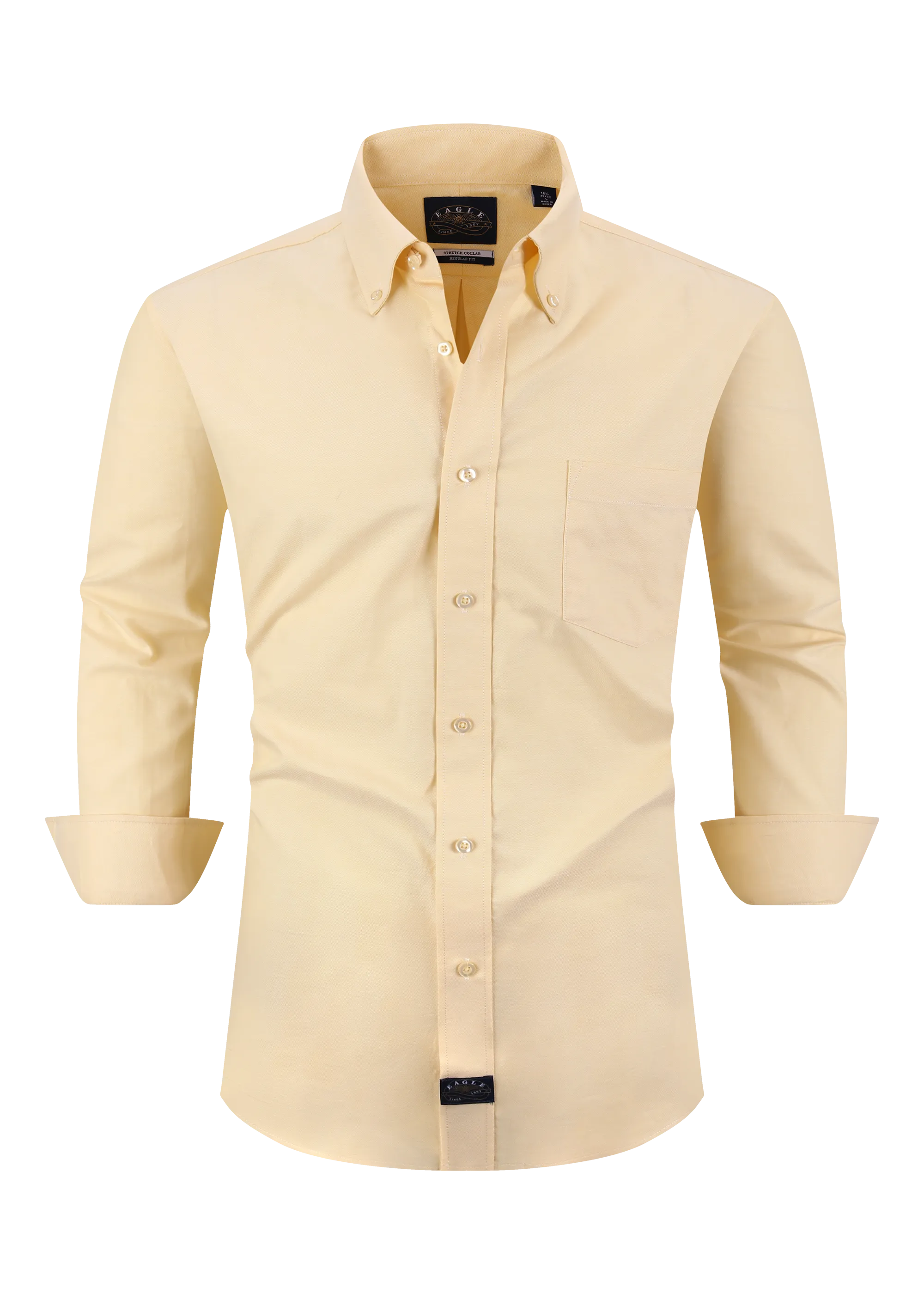 Eagle Stretch Neck Pinpoint Oxford Shirt