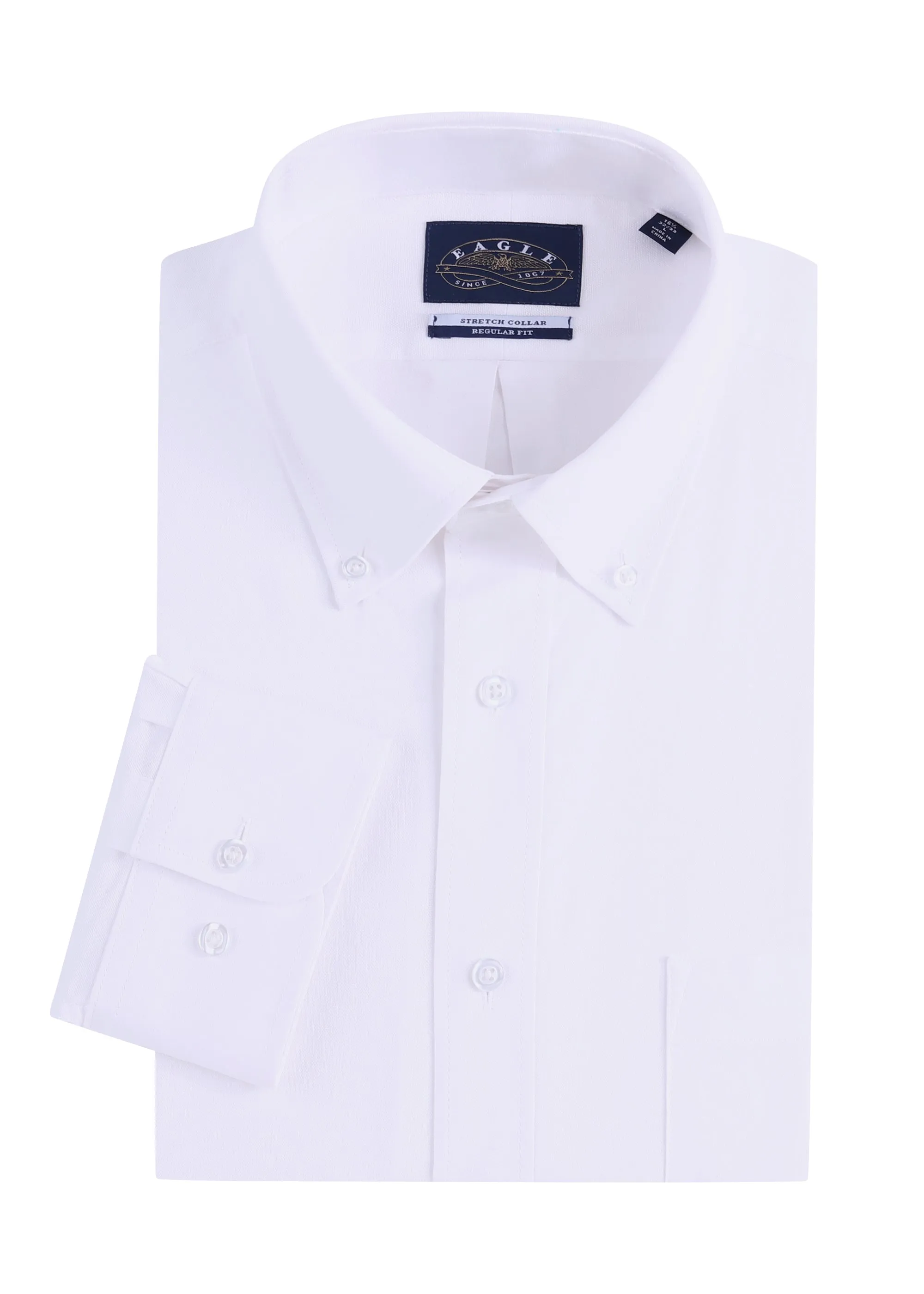 Eagle Stretch Neck Pinpoint Oxford Shirt
