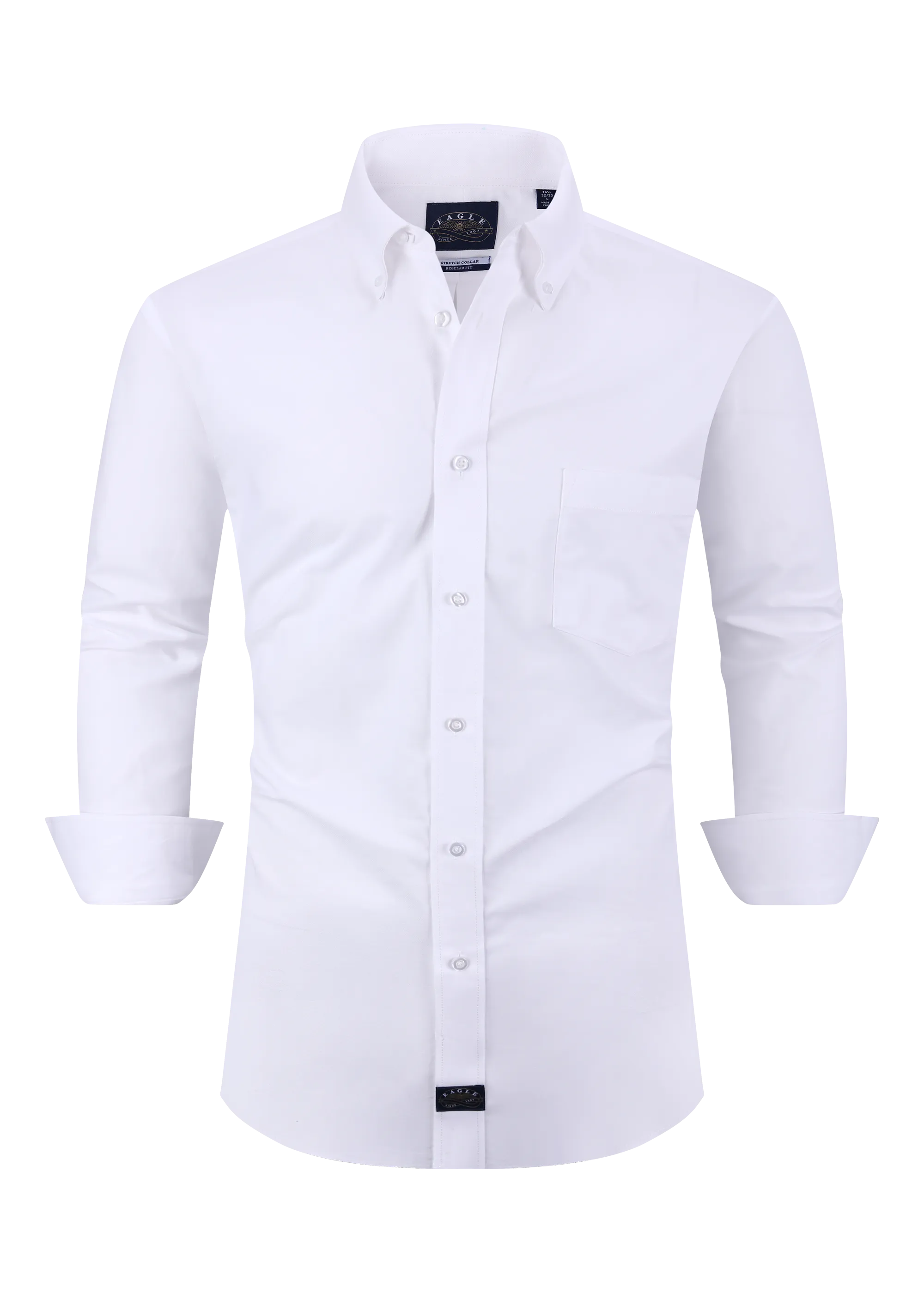 Eagle Stretch Neck Pinpoint Oxford Shirt