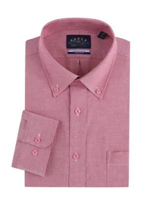 Eagle Stretch Neck Solid Oxford Shirt