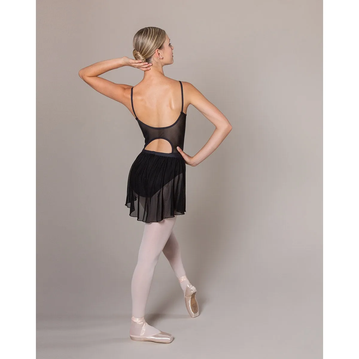 Energetiks Bella Mesh Skirt | Black | Adult