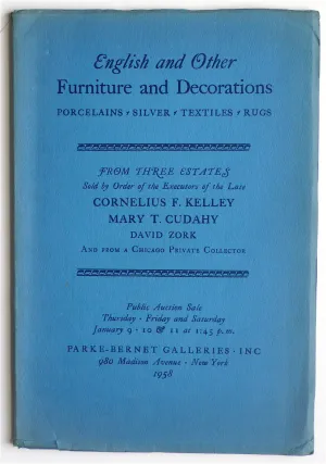 English and Other Furniture and Decorations/ Porcelains/ Silver/ Textiles/ Rugs