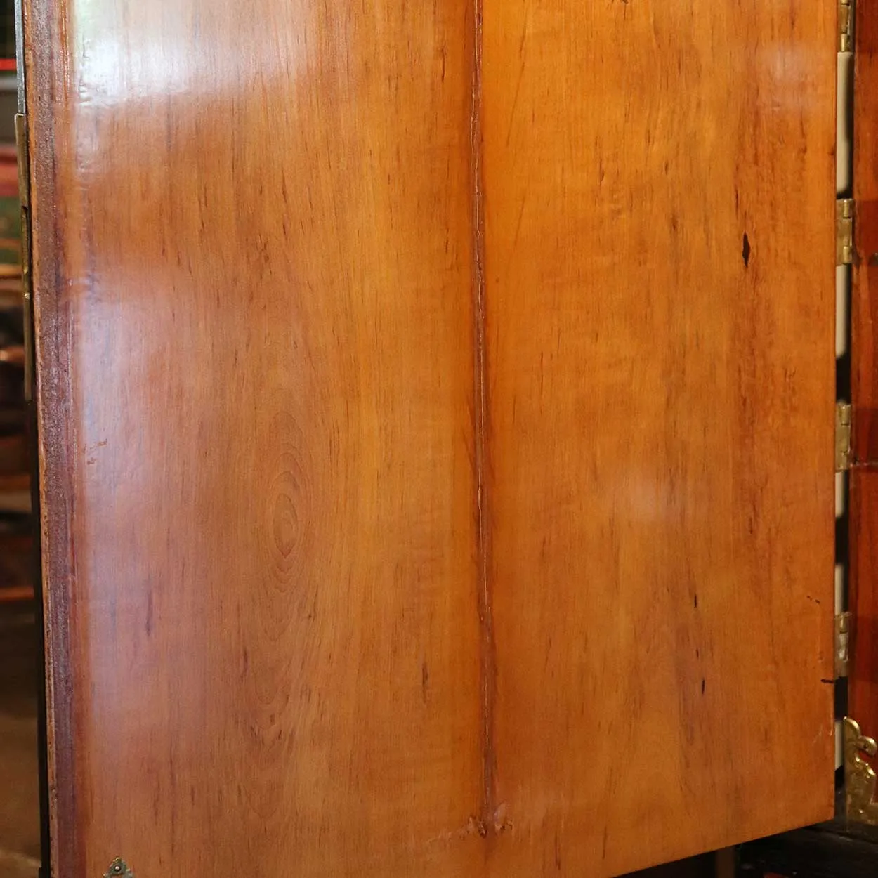 English William and Mary Brass Mounted Coromandel Veneer Cabinet on Stand