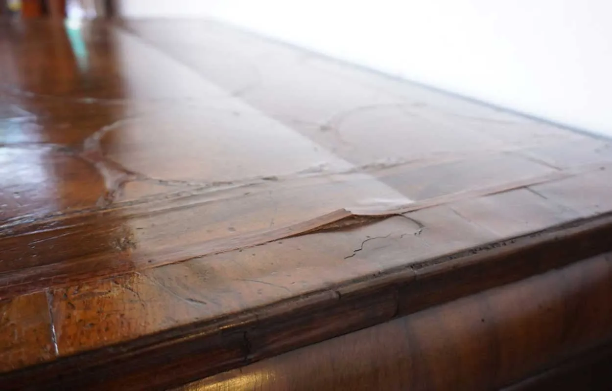 English William and Mary Inlaid Burled Walnut Veneer Chest on Stand