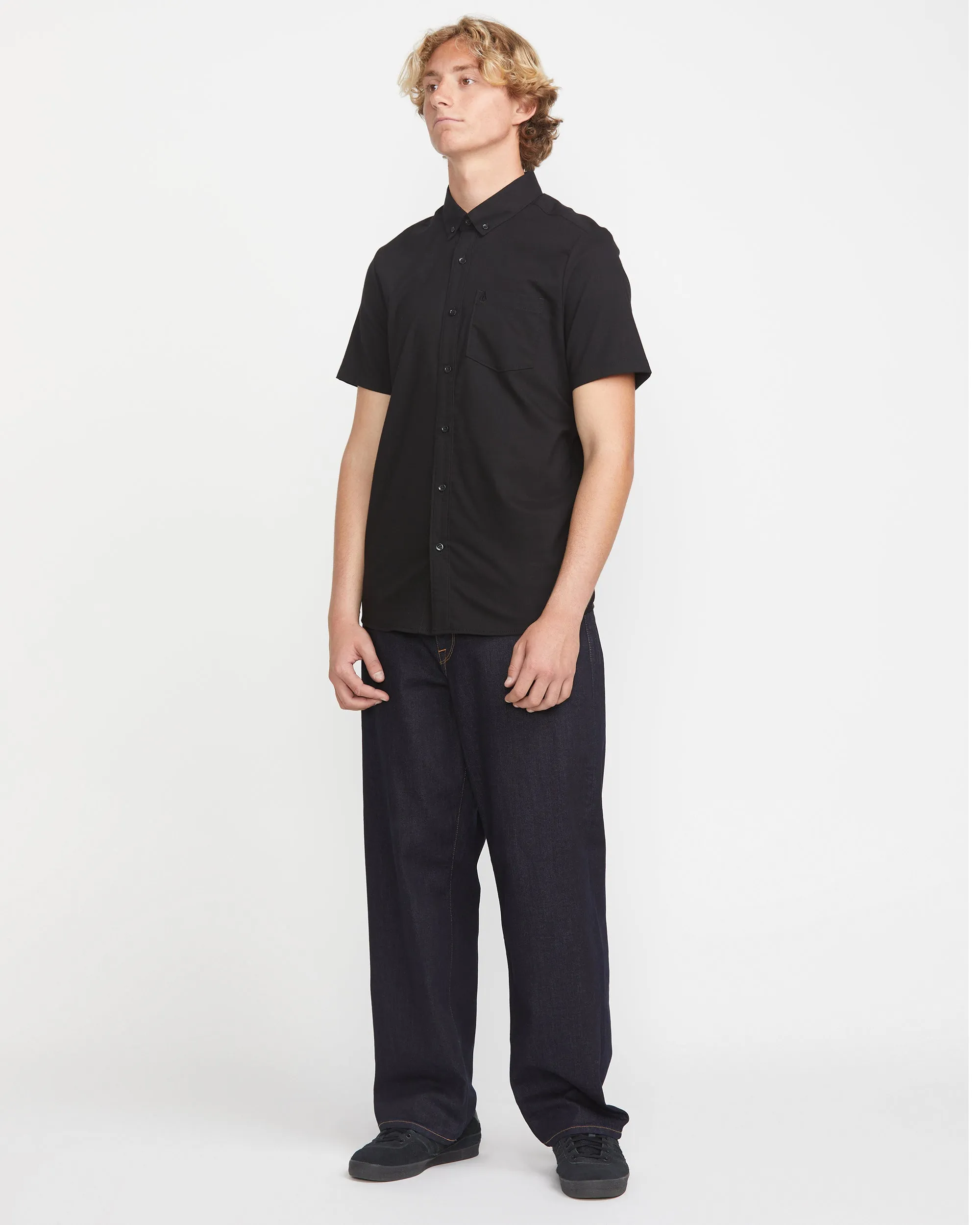 Everett Oxford Shirt - NEW BLACK