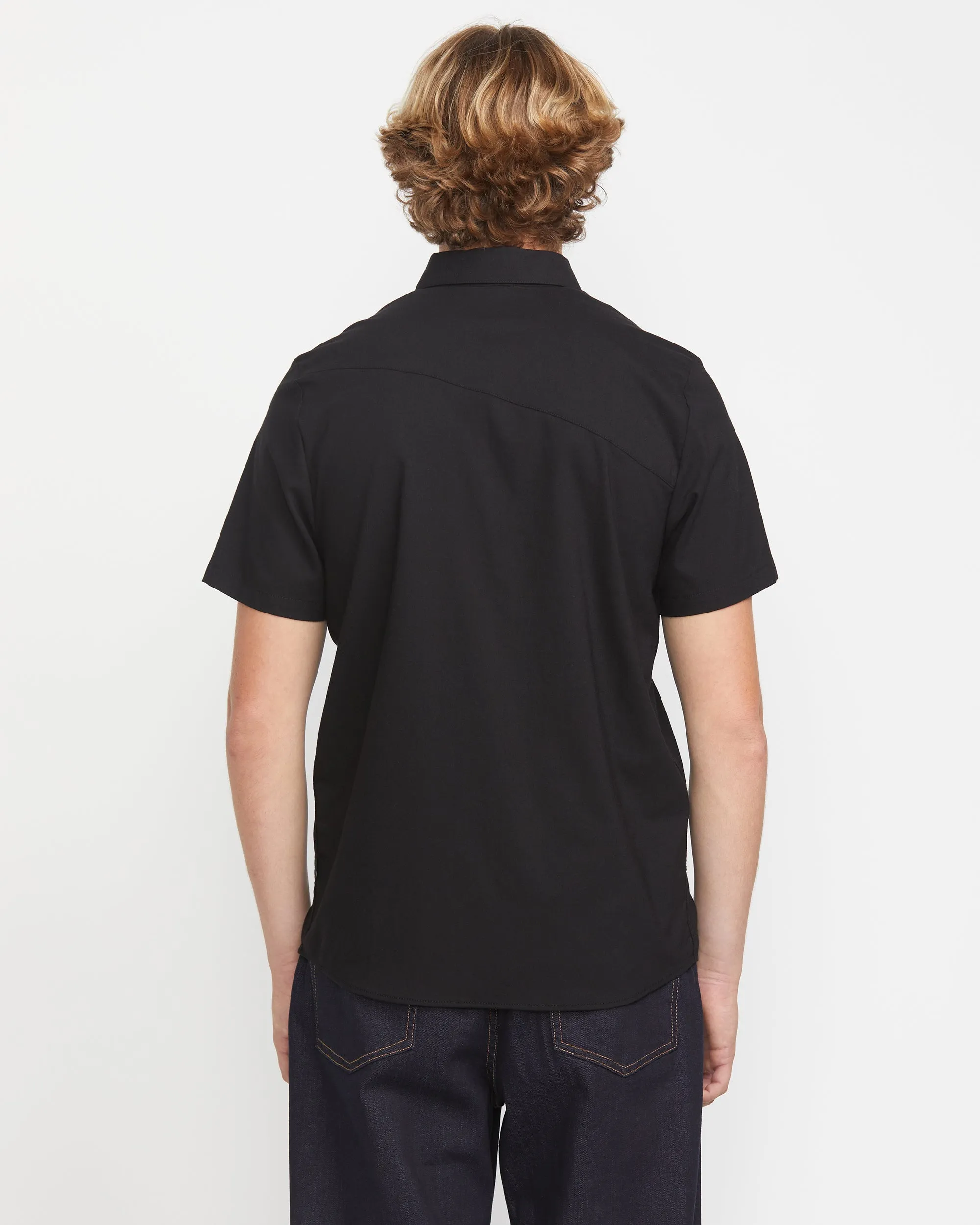 Everett Oxford Shirt - NEW BLACK