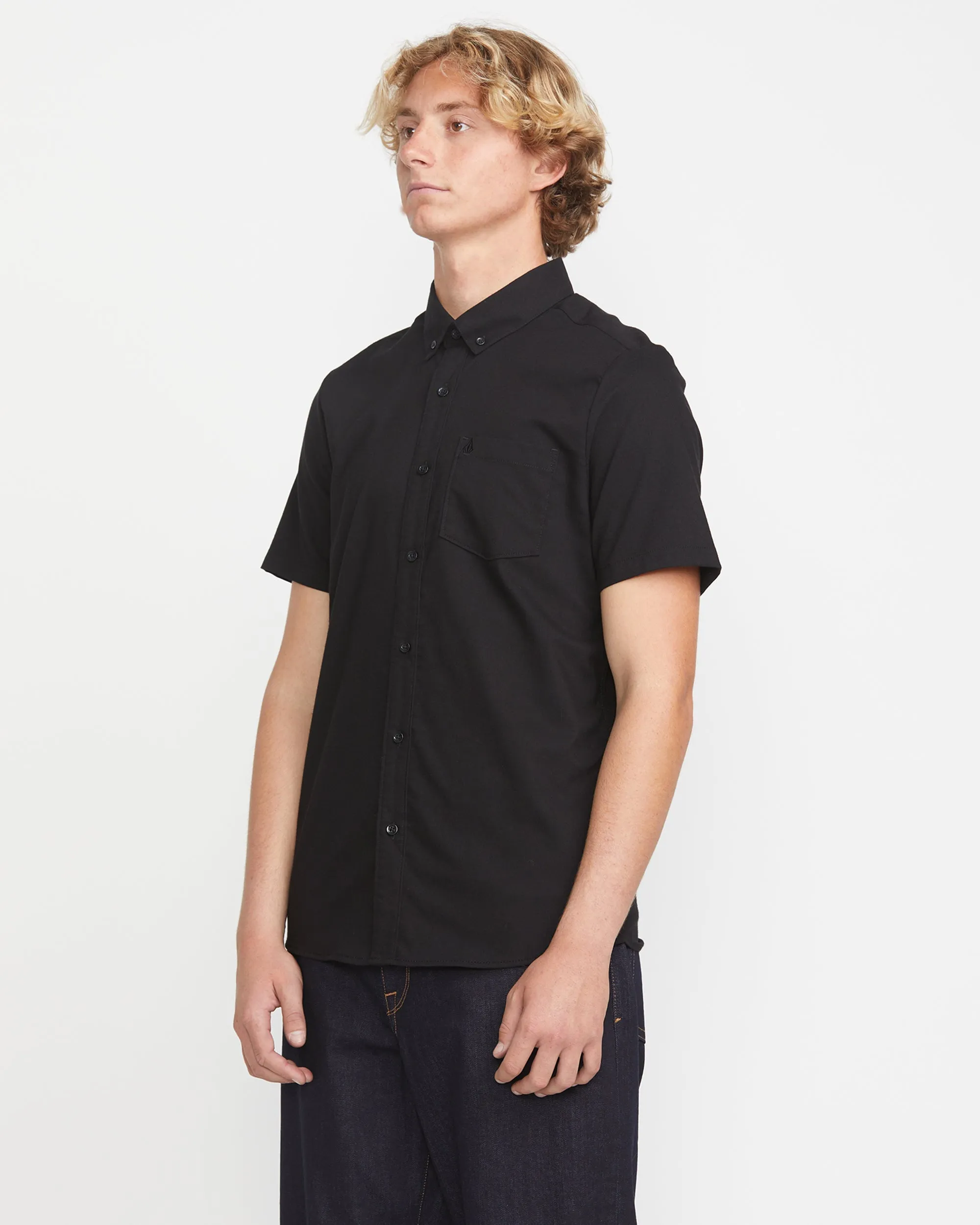 Everett Oxford Shirt - NEW BLACK