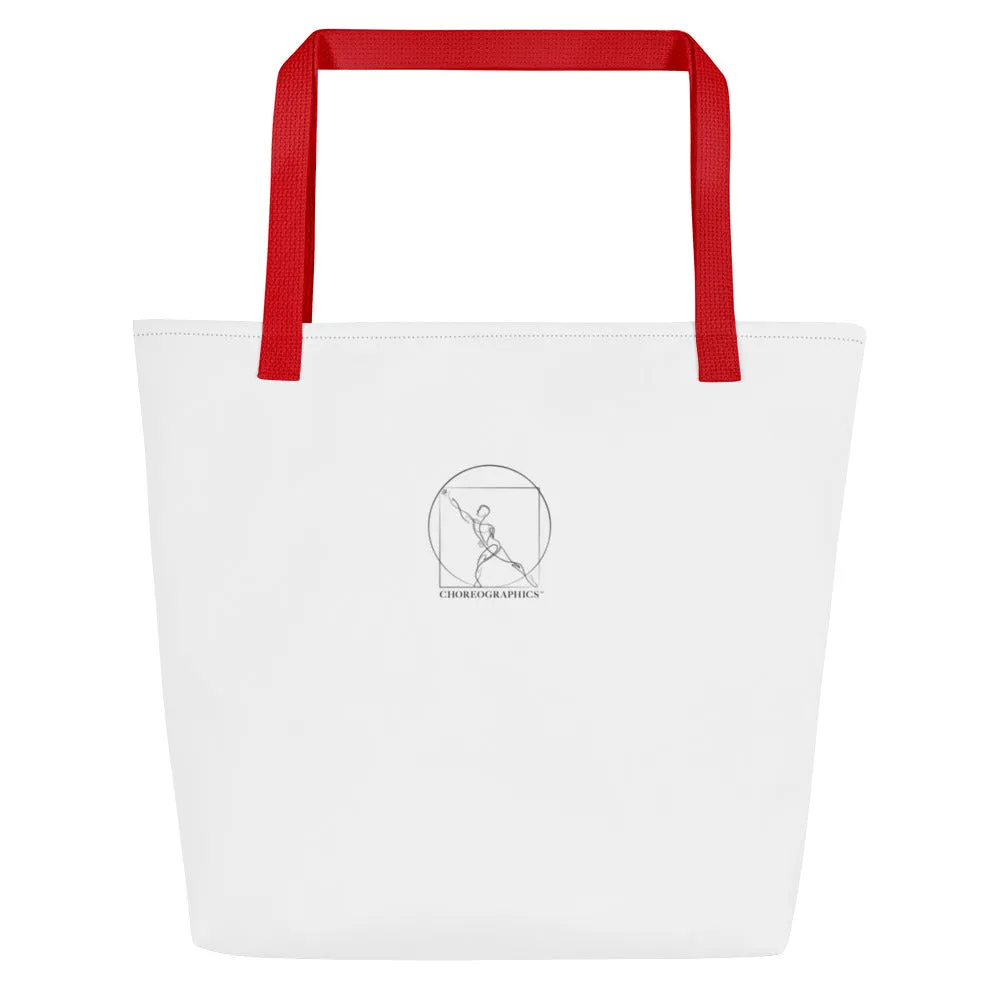 Everywhere We Go Large Tote Bag