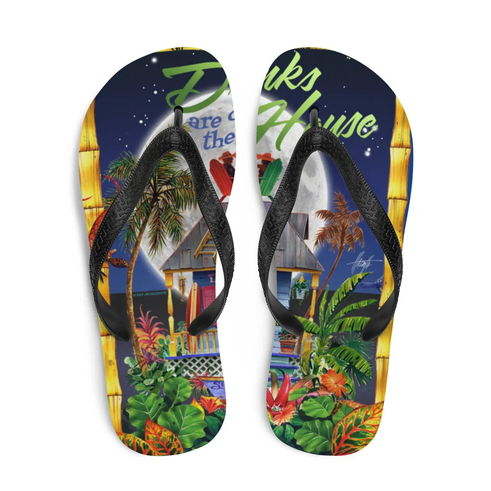 Exclusive Evening Drinks on the House Flip Flops Artist Jim Mazzotta