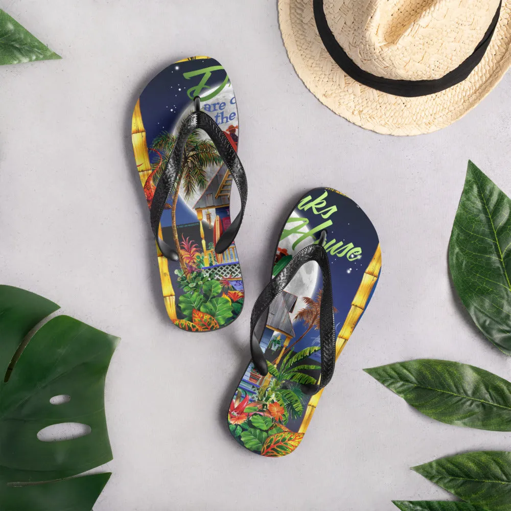 Exclusive Evening Drinks on the House Flip Flops Artist Jim Mazzotta