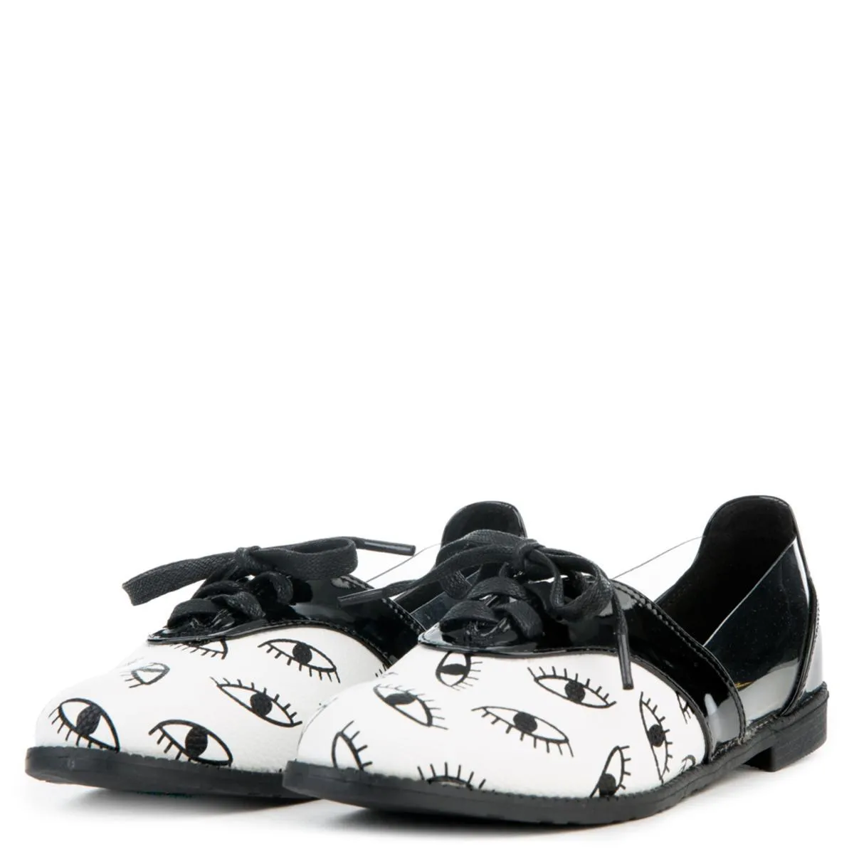 Eye Oxford Shoe White