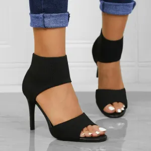 Fashionable And Comfortable High-Heeled Skinny Fish Mouth Sandals