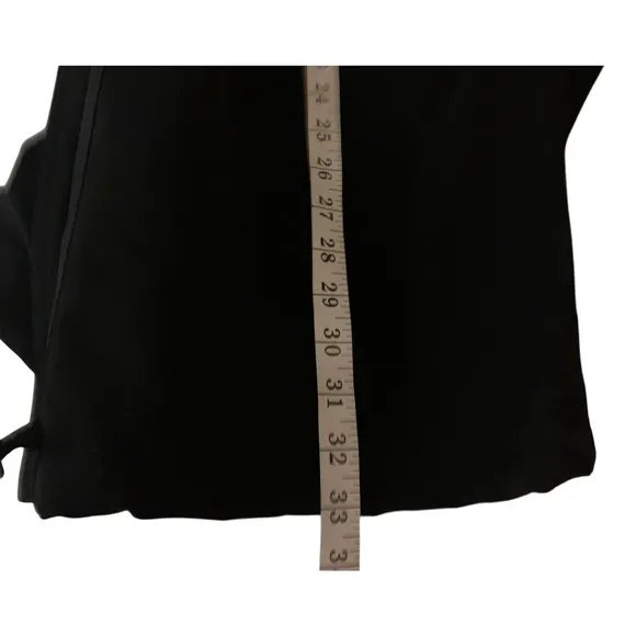 Fleet Street Coat Women's Medium Black Hooded City Cuffed Comfortcore