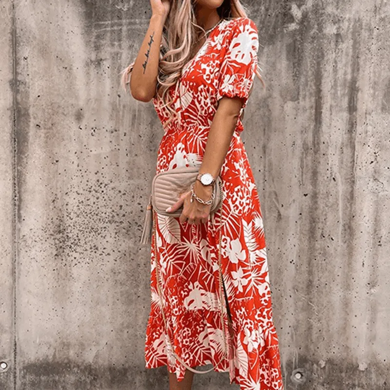 Flowy Belle™ | Women's Summer Midi Dress | Lightweight, Sleeveless, Breathable Fabric for Effortless Style