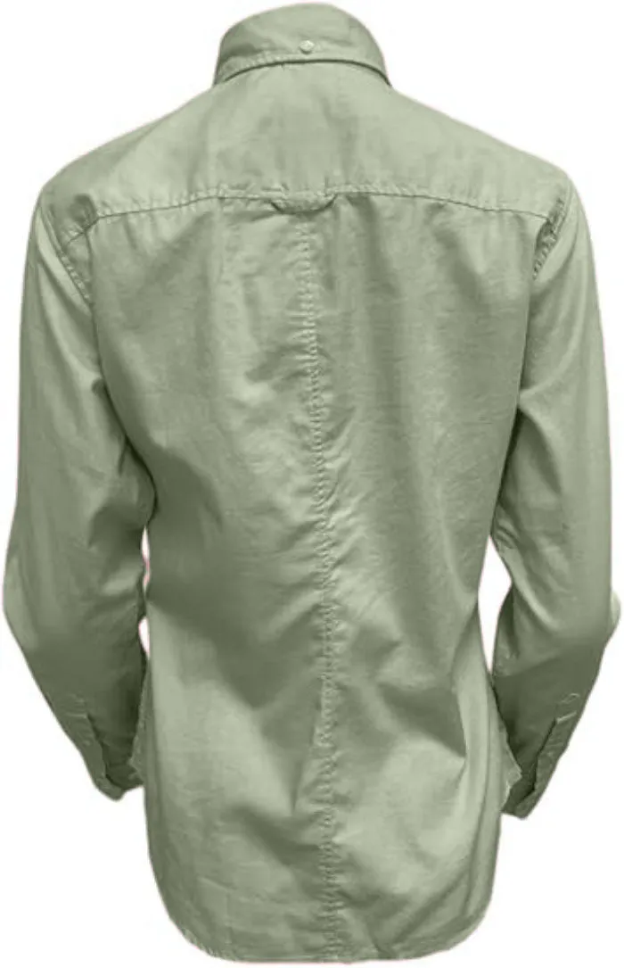 GANT Women's Sage Green Colorful Oxford Shirt 432103 Size EU 40/ US 10