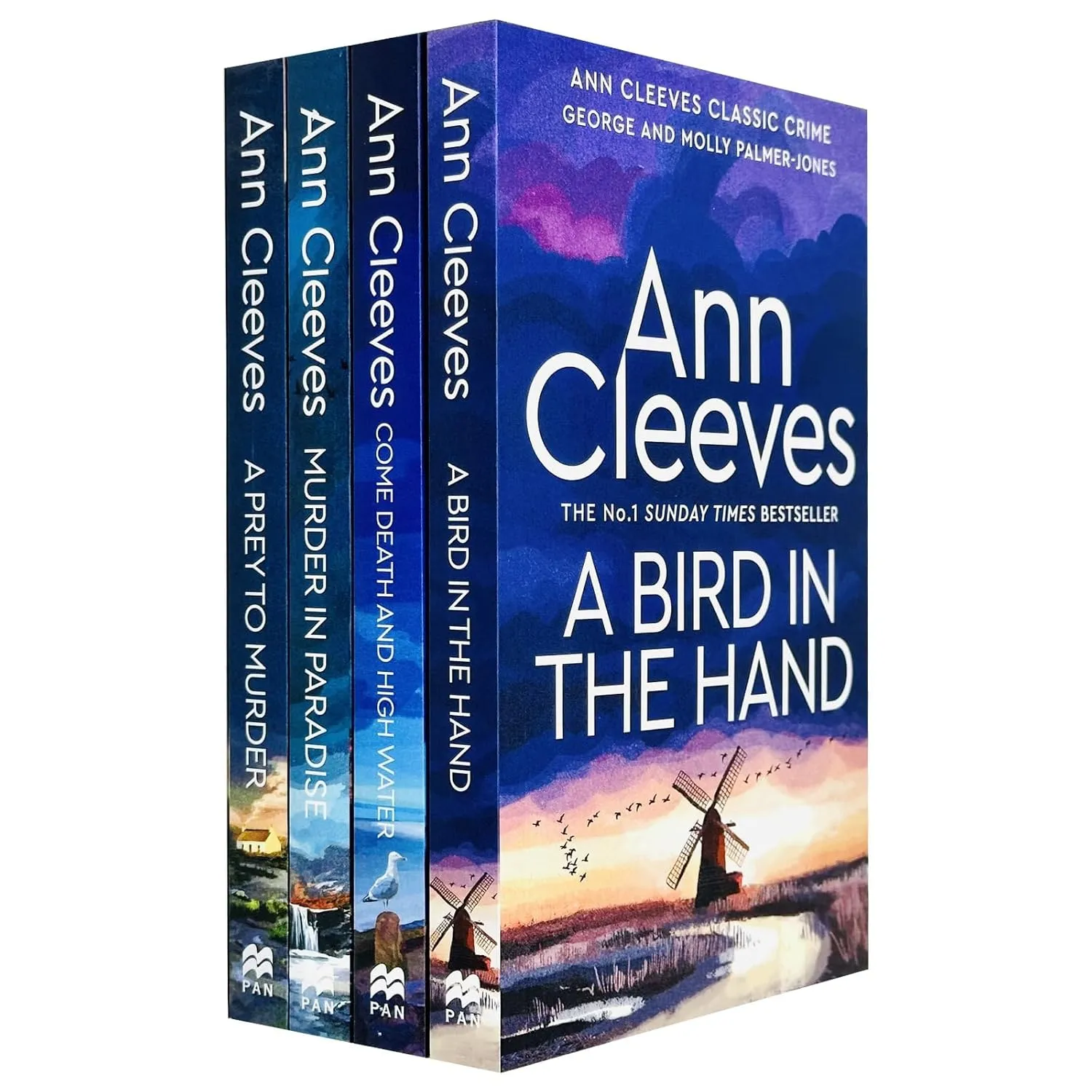 George and Molly Palmer-Jones Series Collection 4 Books Set by Ann Cleeves