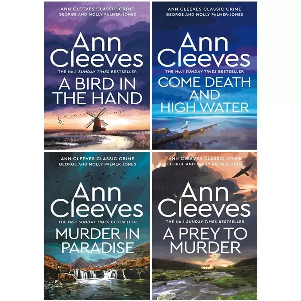 George and Molly Palmer-Jones Series Collection 4 Books Set by Ann Cleeves
