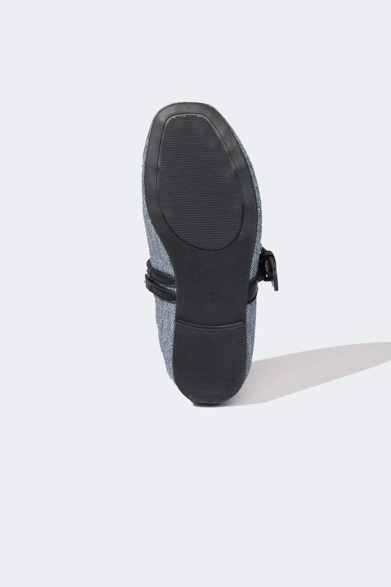 Girl Faux Leather Ballerina Flat Shoes