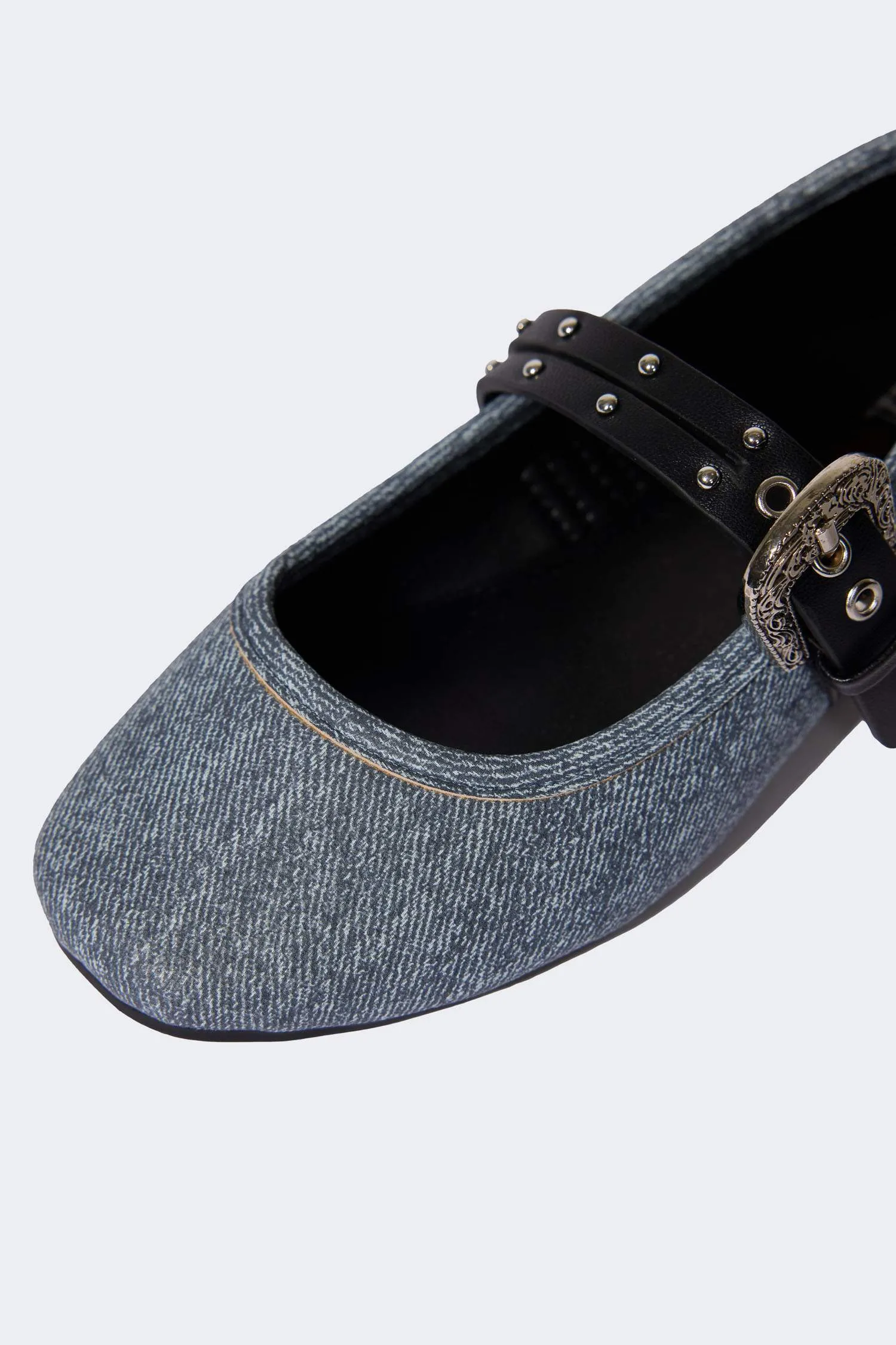 Girl Faux Leather Ballerina Flat Shoes