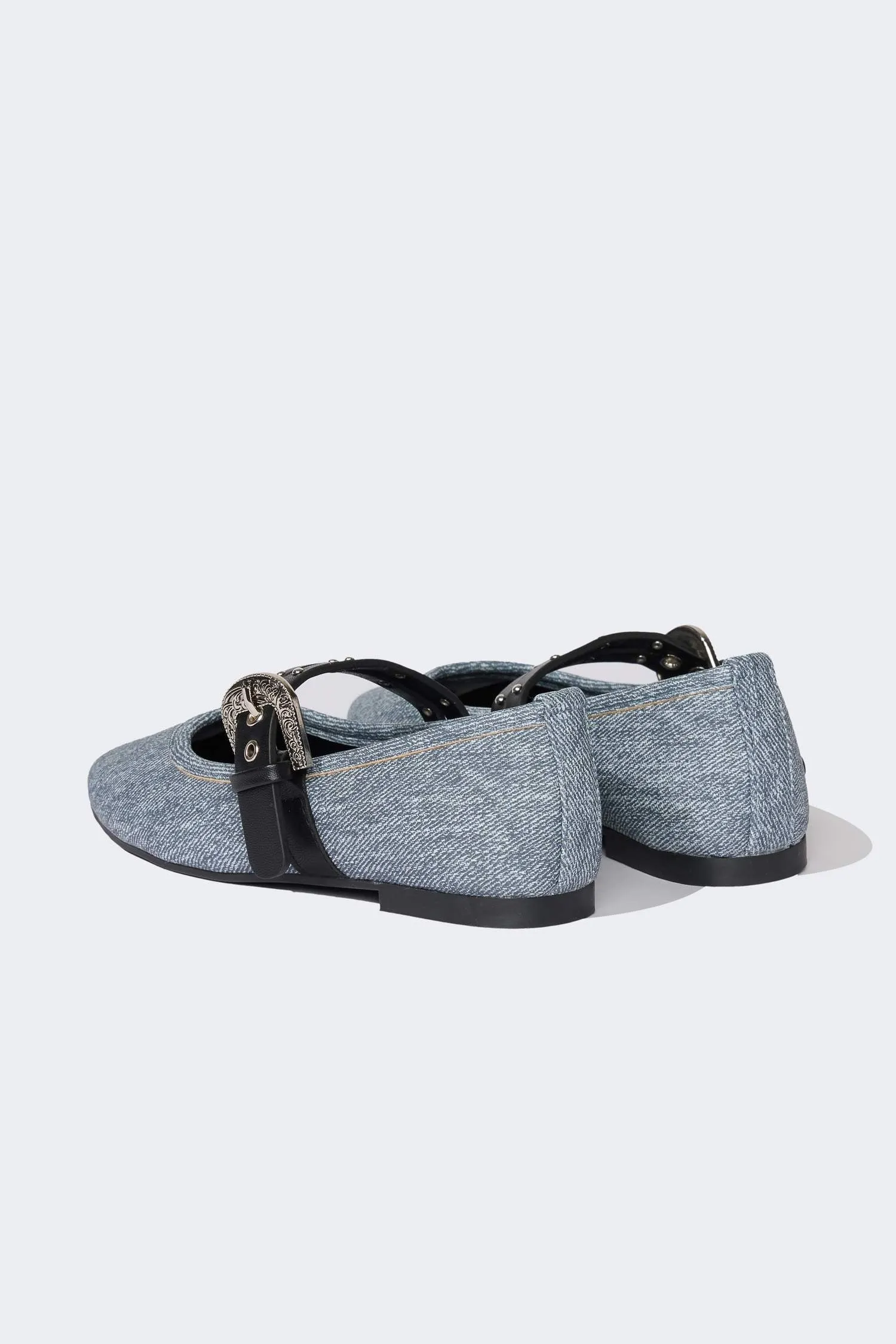 Girl Faux Leather Ballerina Flat Shoes