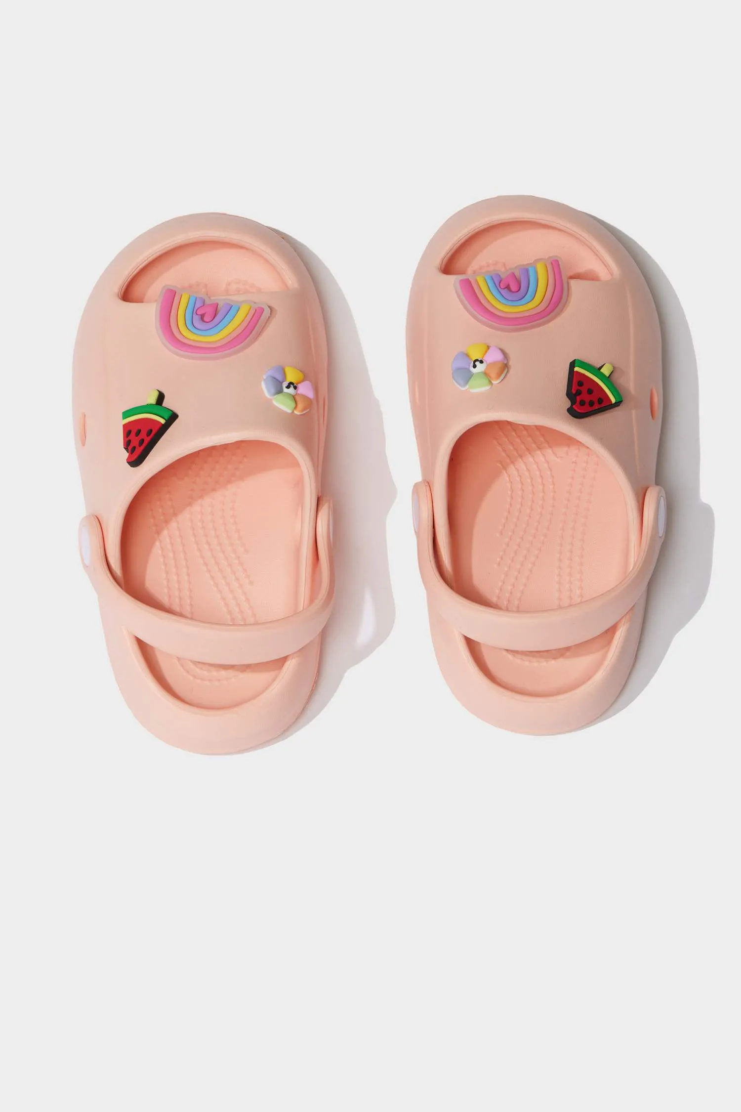 Girl Single Band High Sole Eva Slippers
