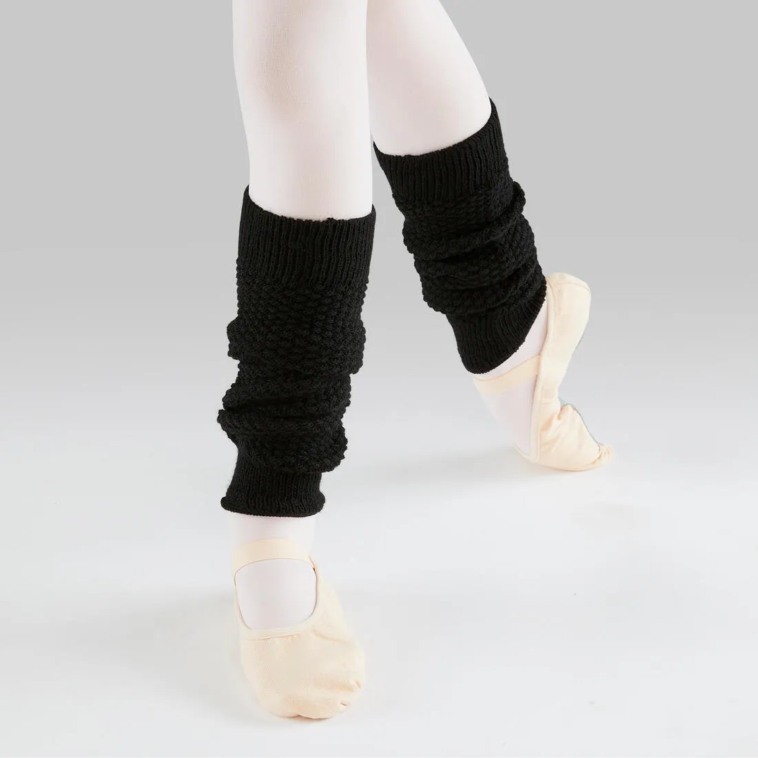 Girls' Ballet and Modern Dance Leg Warmers - Black