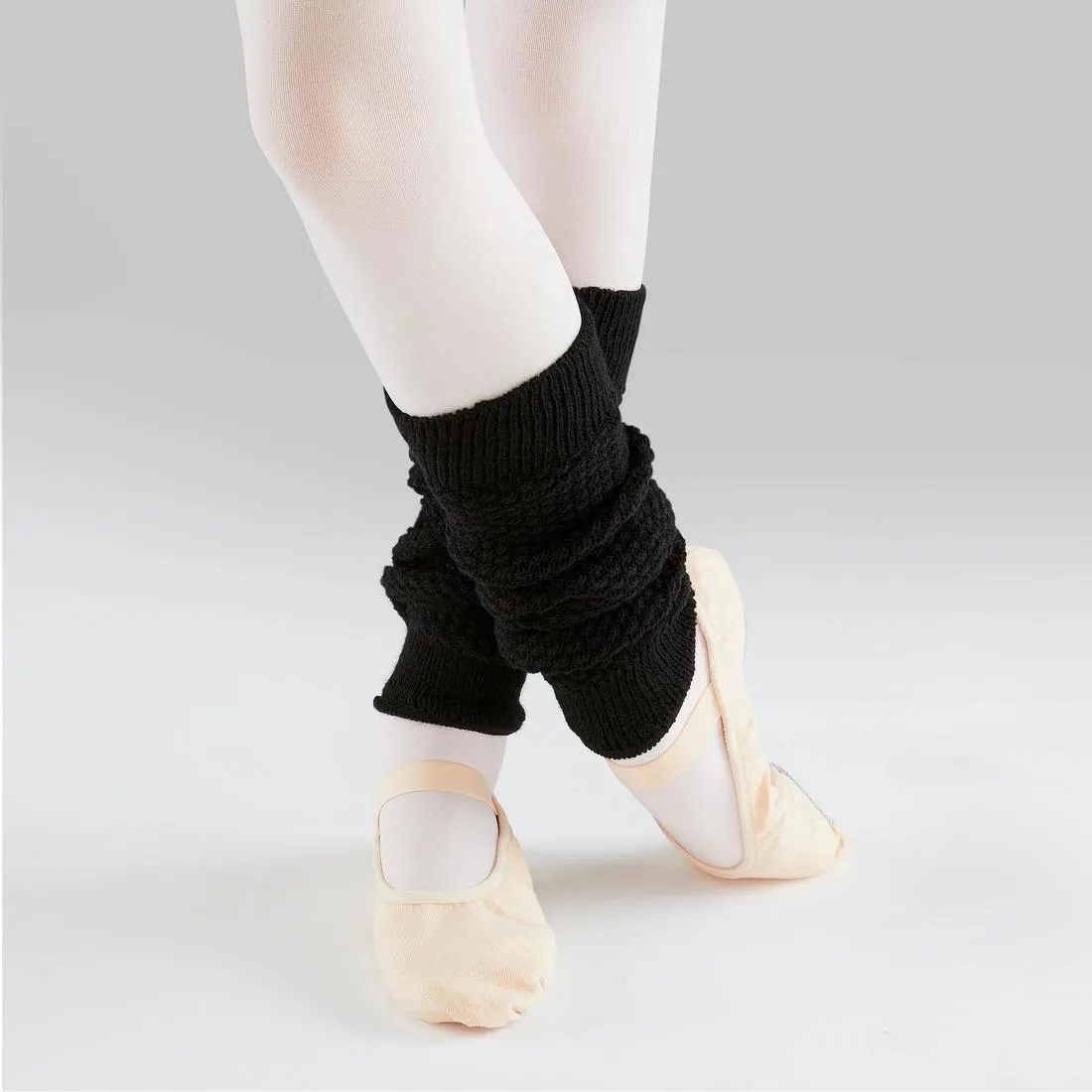 Girls' Ballet and Modern Dance Leg Warmers - Black