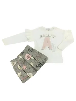 Girls Ballet Skirt Set