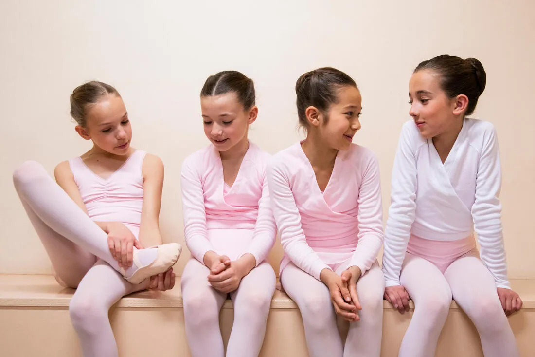 Girls' Ballet Wrap-Over Top