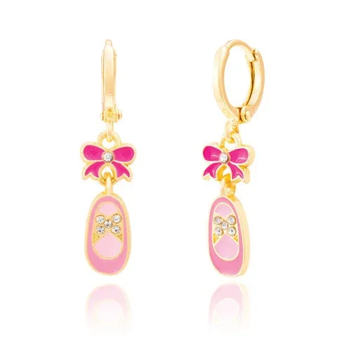 Girls Nation - Ballet Bliss Huggie Dangle Earrings