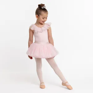 Glitter Flocked Ballet Tutu in Pink