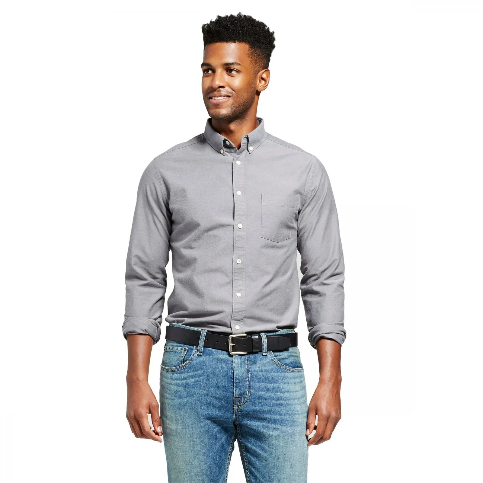 Goodfellow & Co. Men's Standard Fit Whittier Oxford Button Down Shirt