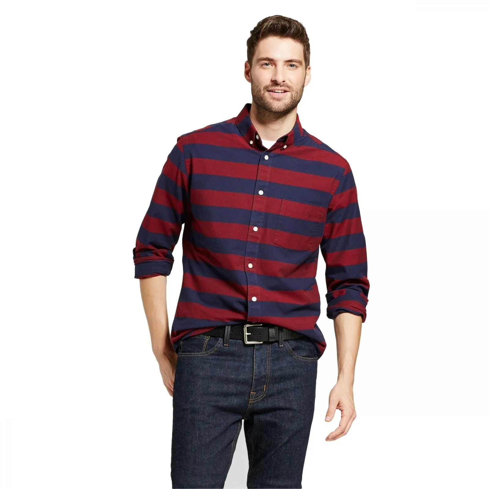 Goodfellow & Co. Men's Standard Fit Whittier Oxford Button Down Shirt