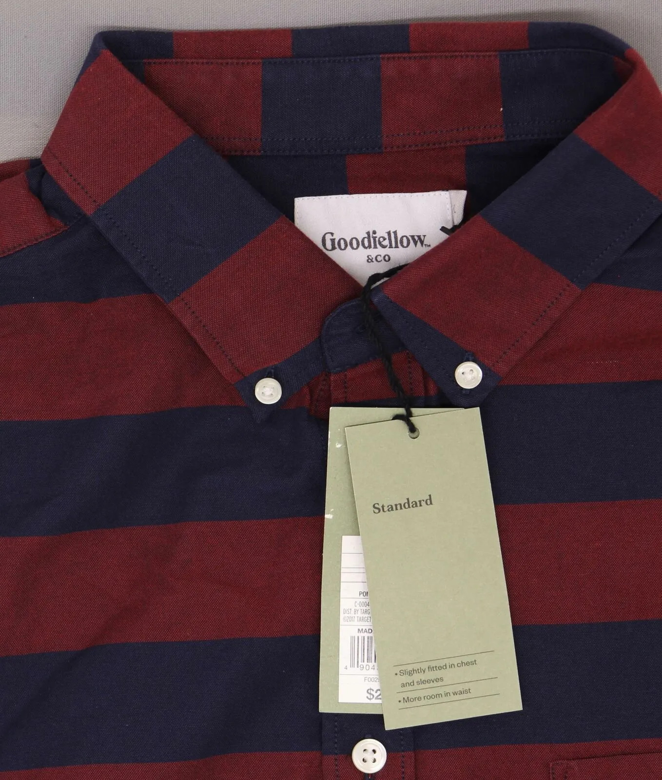 Goodfellow & Co. Men's Standard Fit Whittier Oxford Button Down Shirt