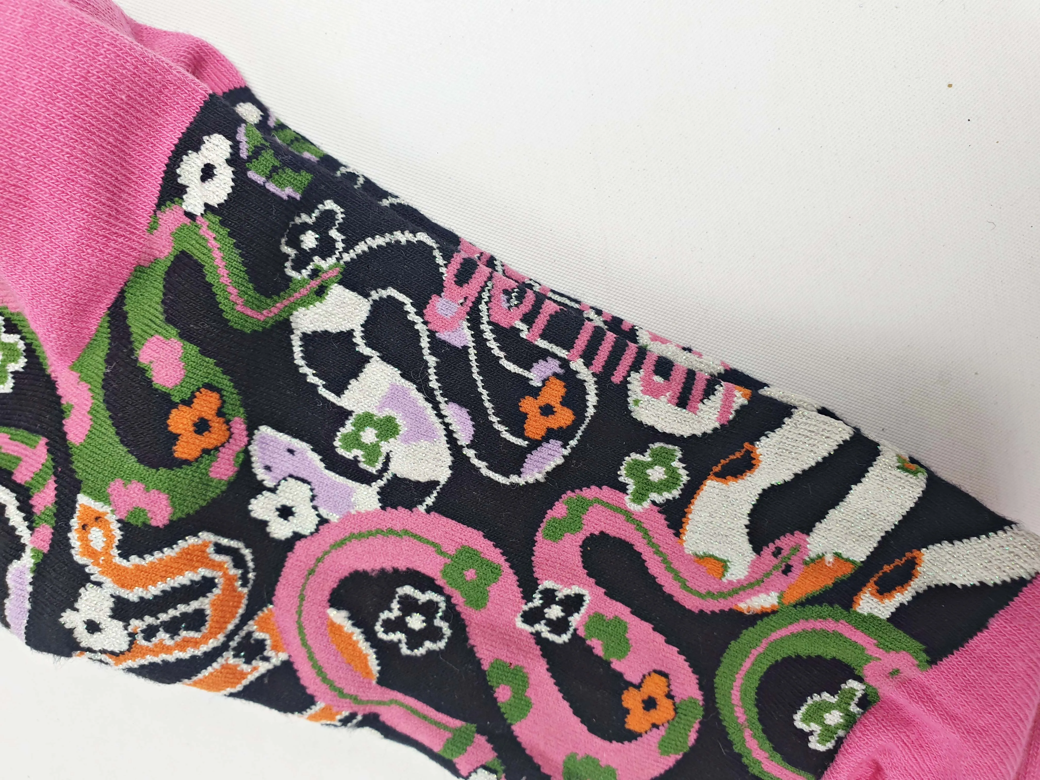 Gorman black snake print socks one size