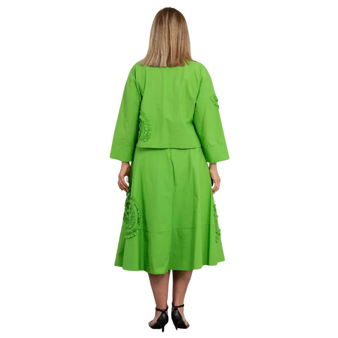 Green Two - Piece Skirt Suit