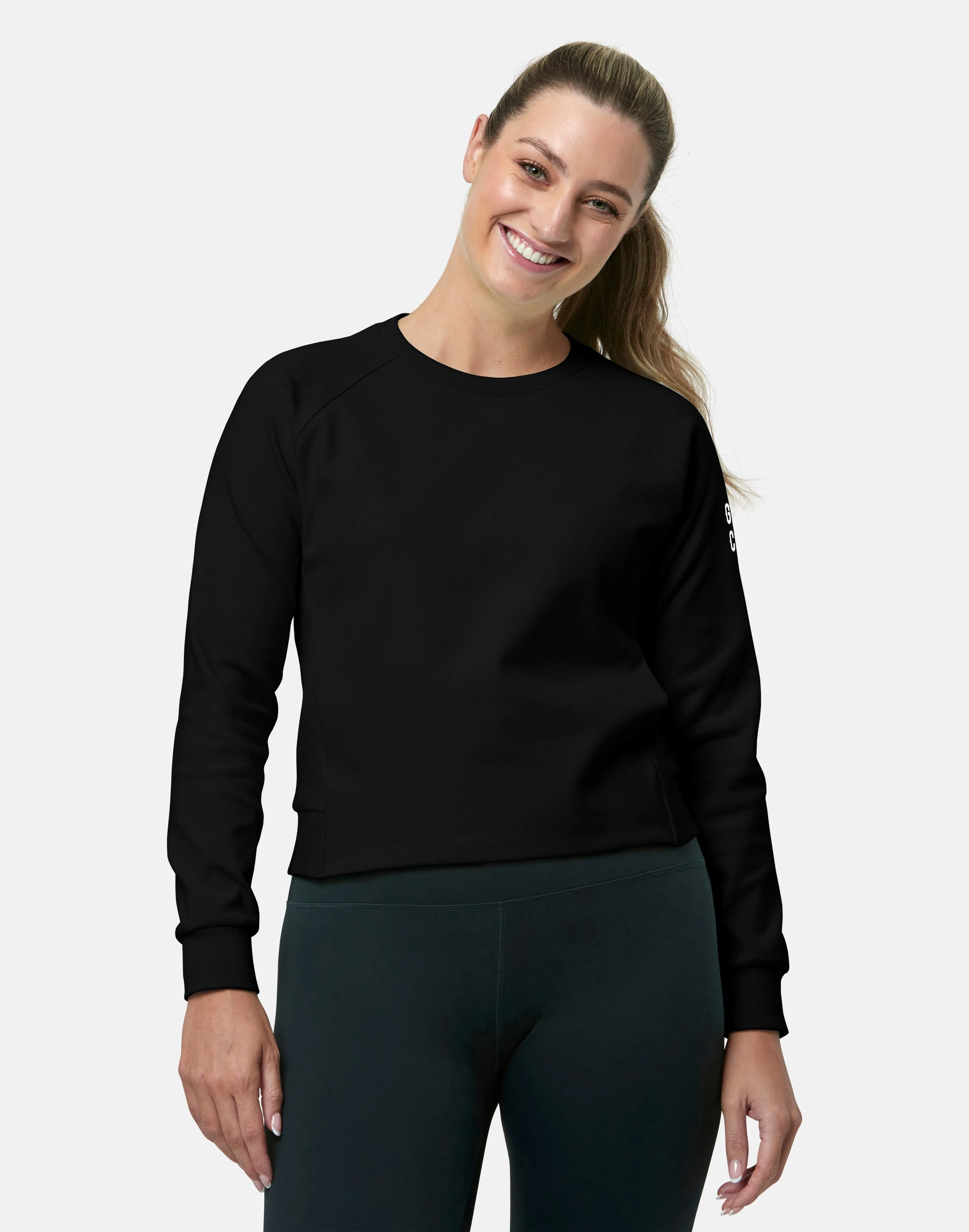 Gym Coffee Chill Crew (Womens) - Black