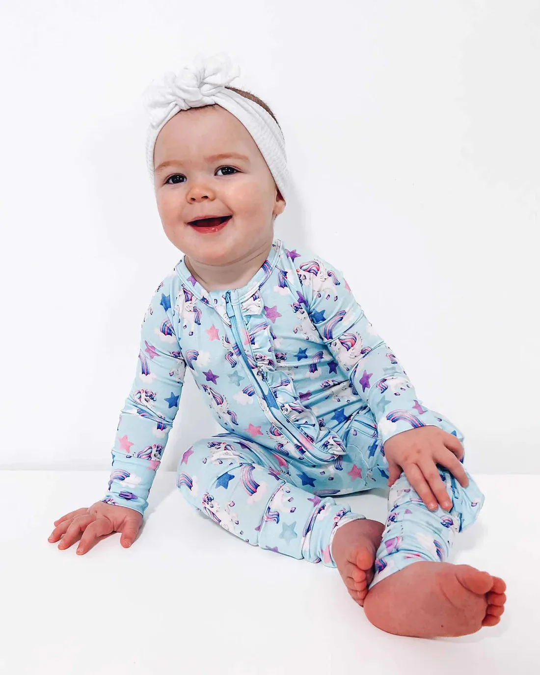 Hannah Unicorn Bamboo Convertible Romper