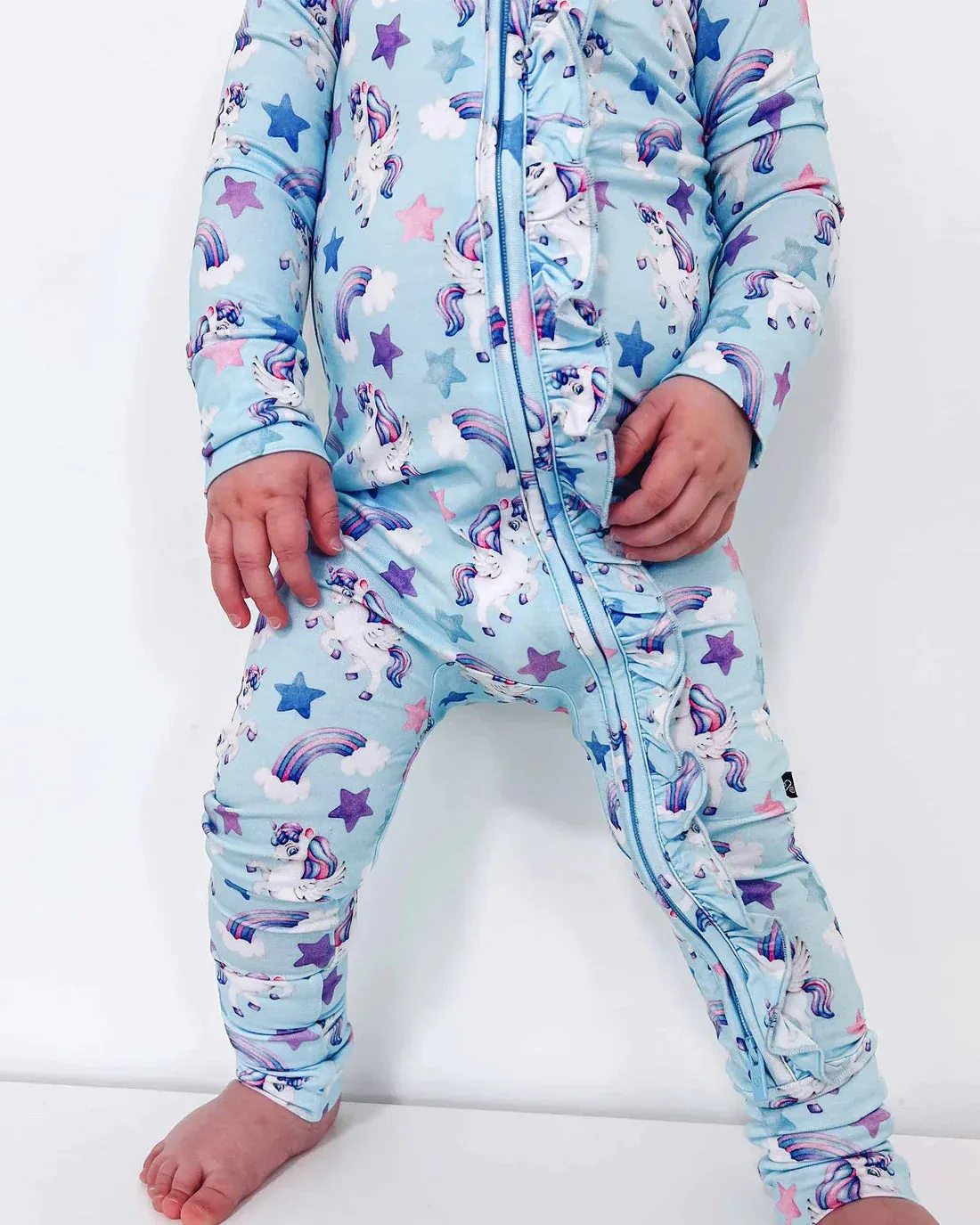 Hannah Unicorn Bamboo Convertible Romper