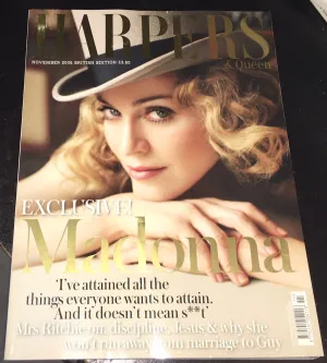HARPER'S & QUEEN Magazine November 2005 MADONNA Ana Claudia Michels VANESSA PERRON