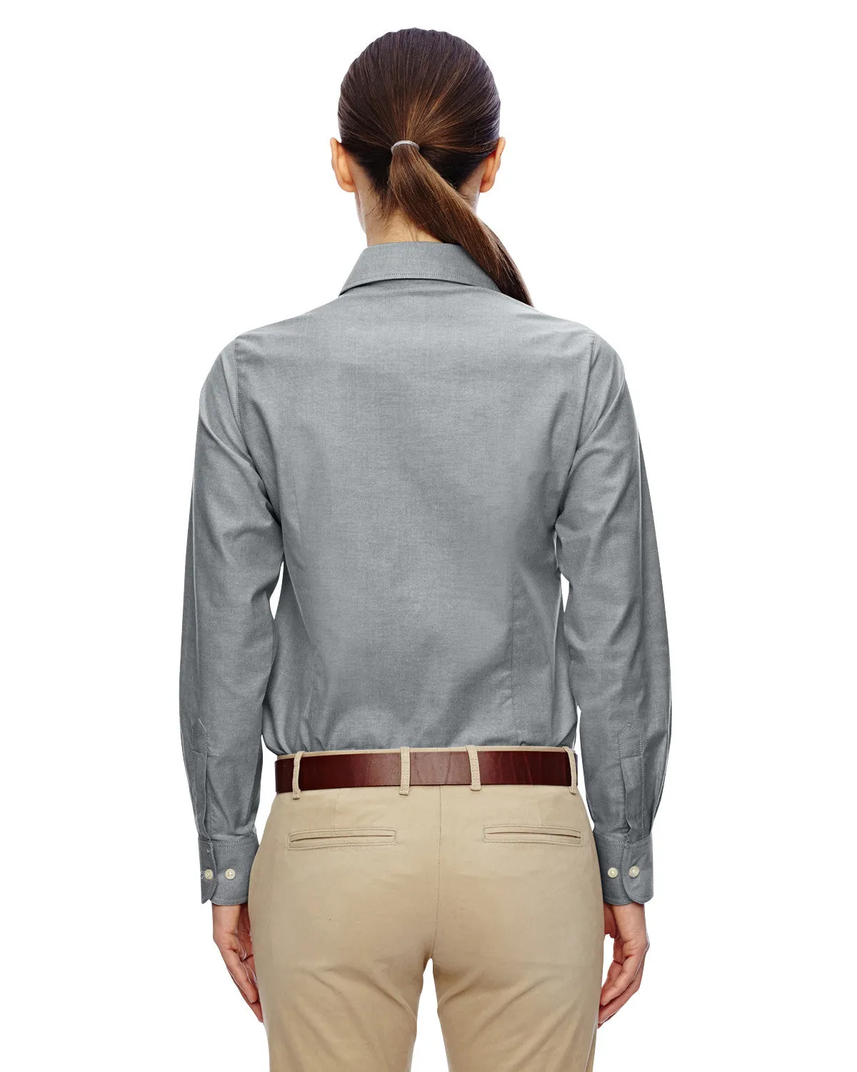 Harriton M600W Women's Long Sleeve Oxford