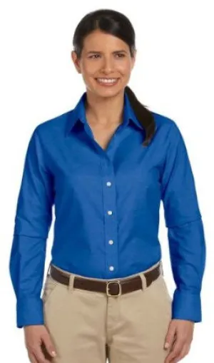 Harriton M600W Women's Long Sleeve Oxford