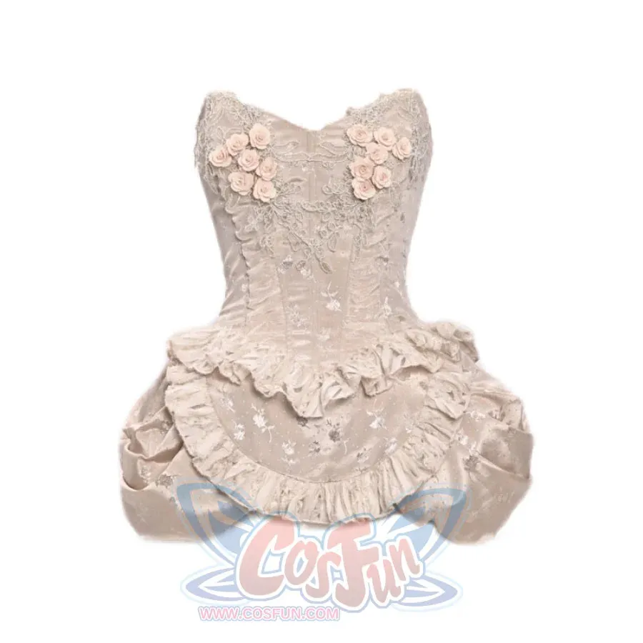 Heartbreak Ballet Classic European Rococo Embroidered Fishbone Dress S22981