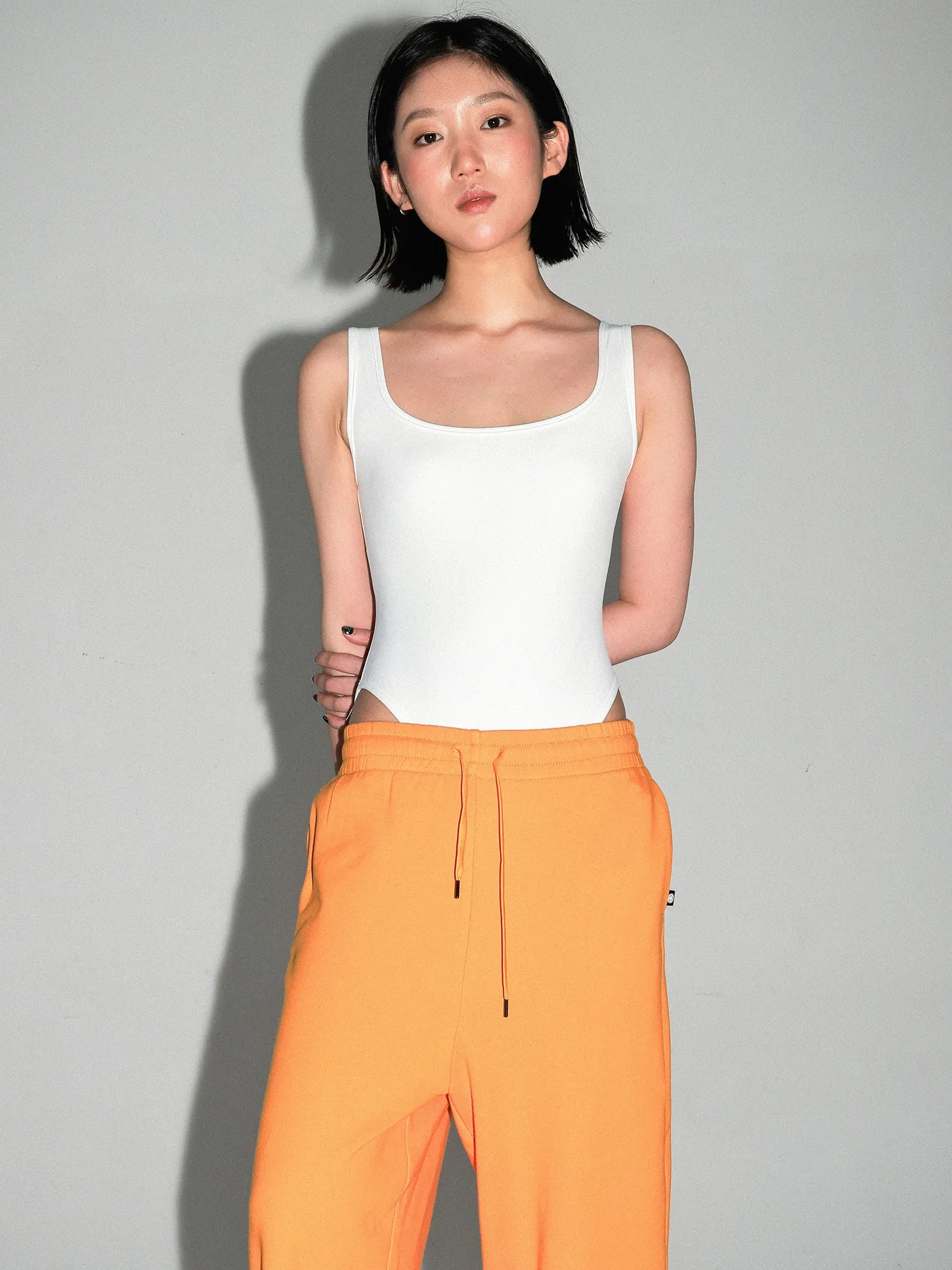 HIGH-CUT BASIC TANK BODYSUIT