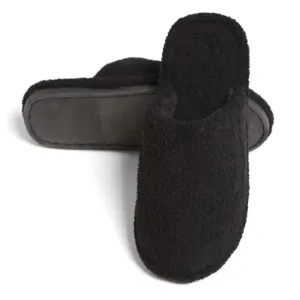 Home Sweet Home Slippers Black