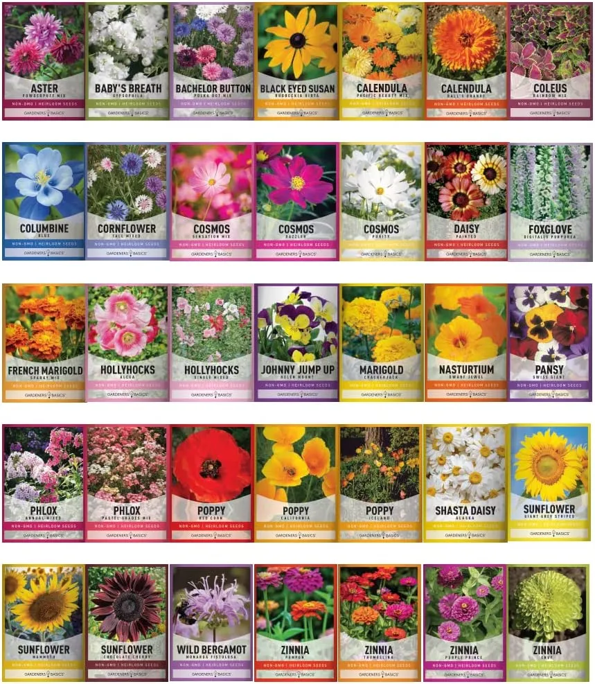 Homesteader's Essential Seed Kit: 105 Varieties Create The Ultimate Collection