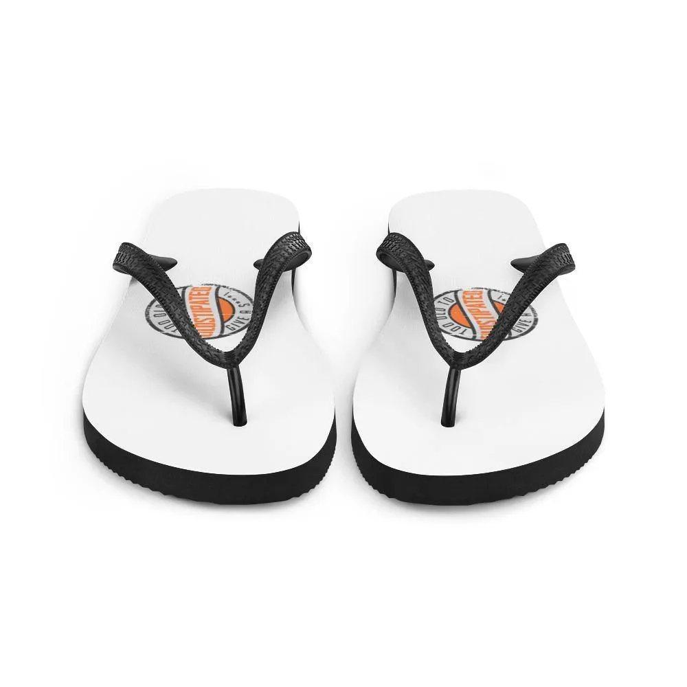 I'm OLDSTIPATED Too Old To Give A Sh***! Flip-Flops
