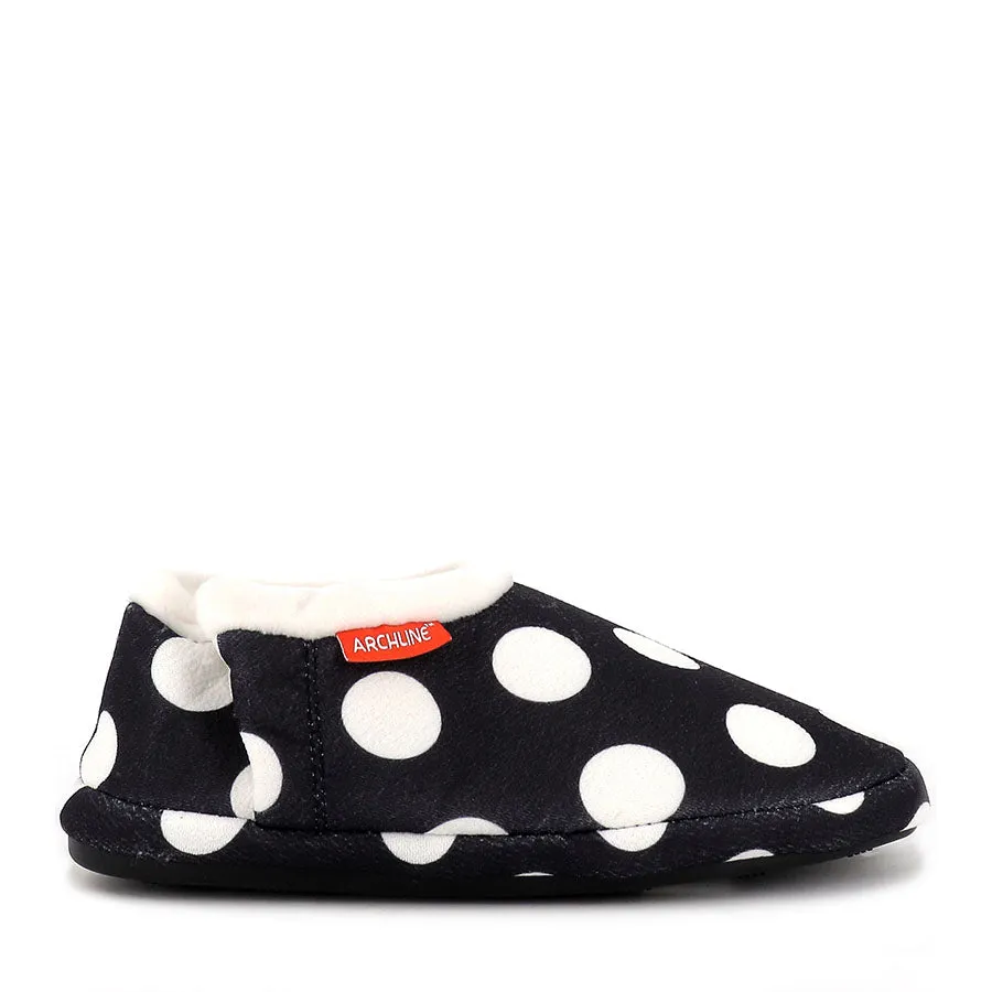 JANE CLOSED - BLACK POLKADOT