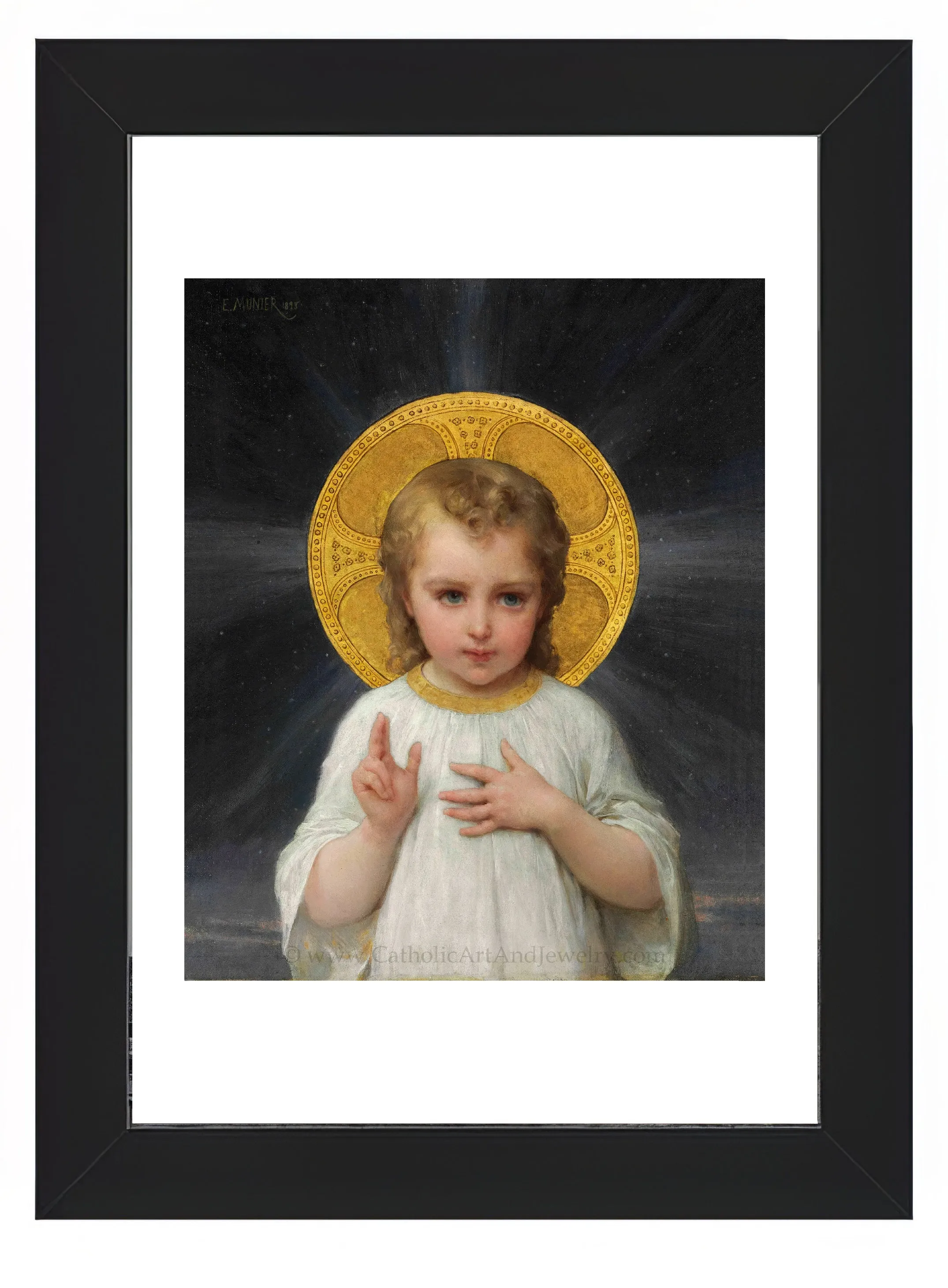 Jesus as a Child – by Émile Munier – Beautiful Catholic Artwork – Catholic Gift – Archival Quality