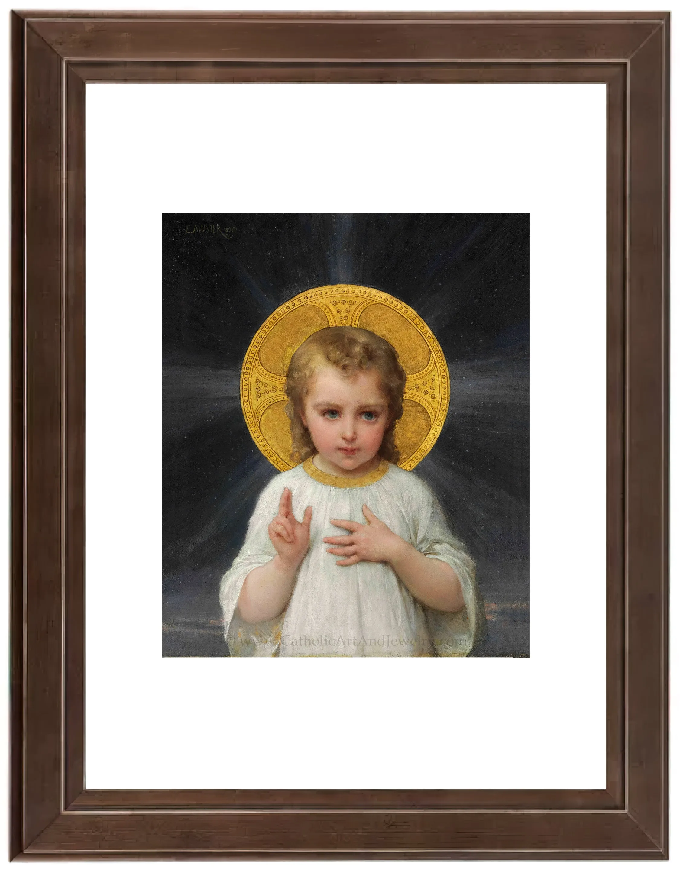 Jesus as a Child – by Émile Munier – Beautiful Catholic Artwork – Catholic Gift – Archival Quality